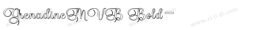 GrenadineMVB Bold字体转换